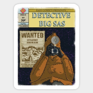 Sassy Comics Presents Detective Big Sas Sticker